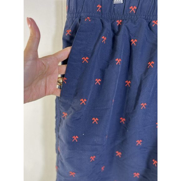 The North Face Swim Trunks Class V All Over Axe Print Lined Stretch Mens XL - Picture 8 of 15